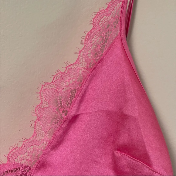Victoria’s Secret Cut Out Lace Satin Slip Dress - Picture 6 of 13